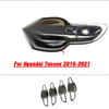 Hyundai Tucson Black Steel Exterior Side Door Bowl Cup Cover (2016–2021)