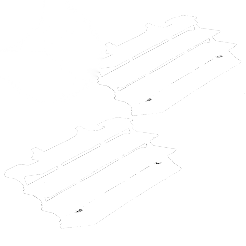 Kawasaki KX125 / KX250 1997-2005 Radiator Grille Screen Guards