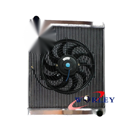 Ford Trader, Mazda T4000, T4600 Aluminium Radiator + Fan (1995-2000)