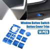 Toyota RAV4 14 Pcs Window Switch Button Cover Trim (2019–2022)