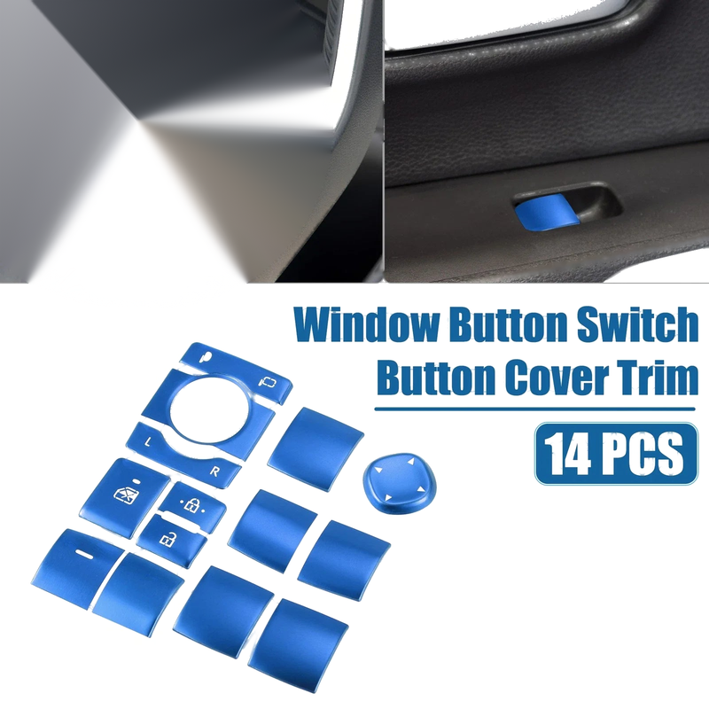 Toyota RAV4 14 Pcs Window Switch Button Cover Trim (2019–2022)
