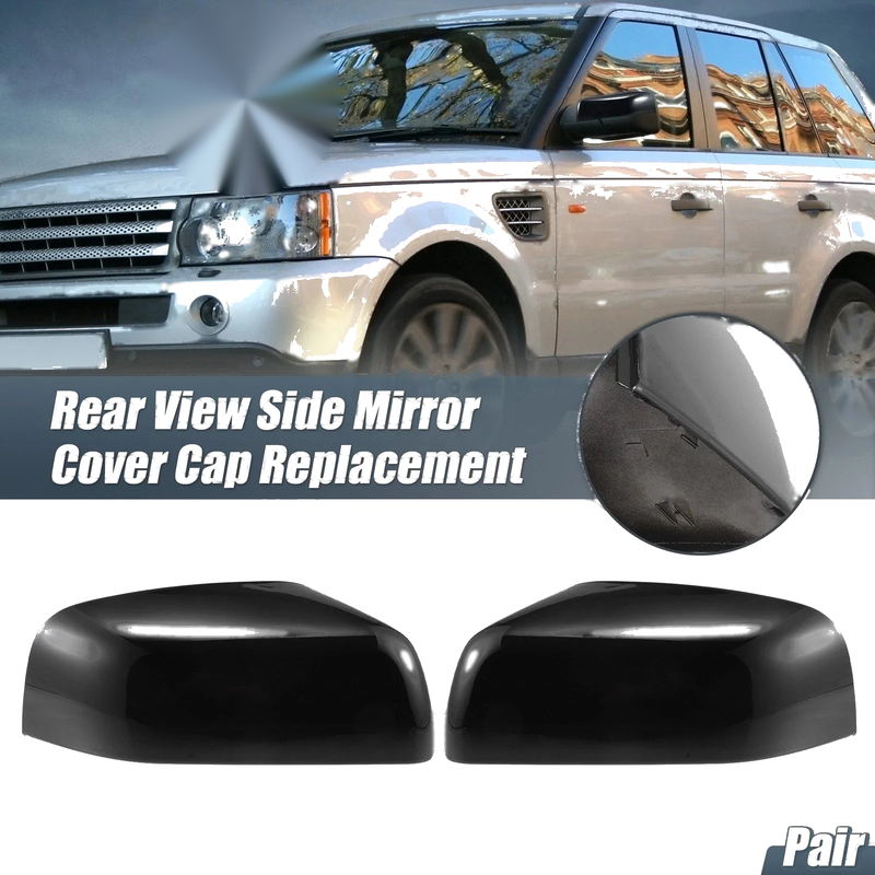 Land Rover Range Rover Sport Discovery Rearview Mirror Cover Cap Black
