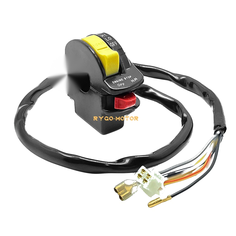 Left Handlebar Kill Stop Headlamp Switch Suzuki LT500R QuadRacer (1987–1990)