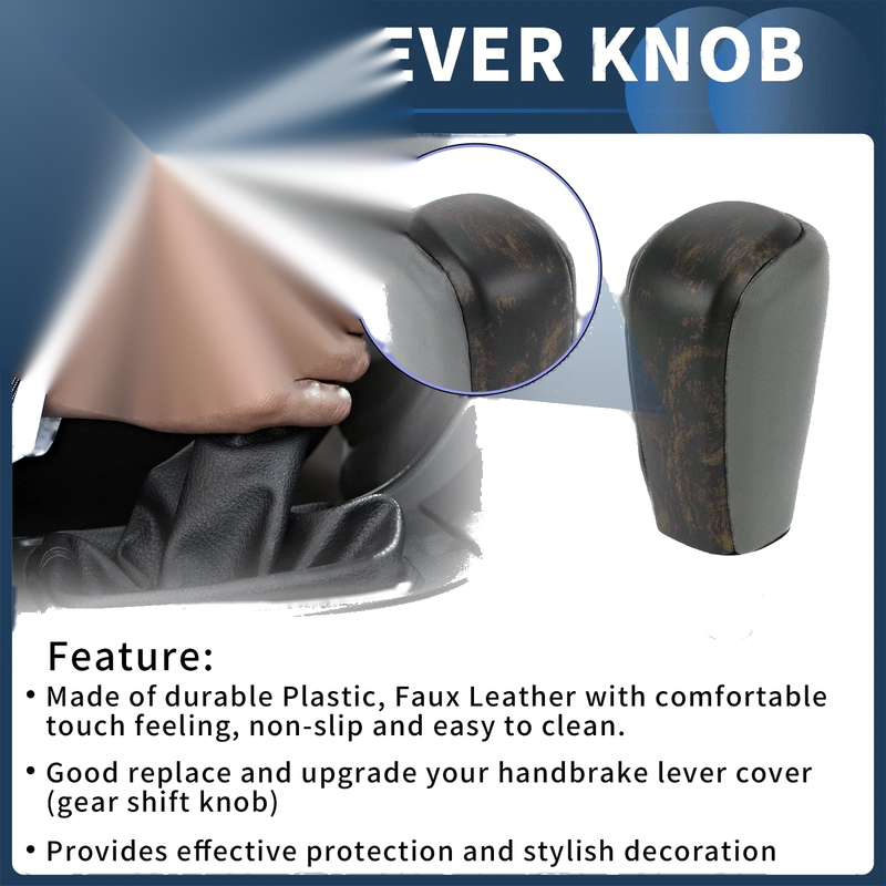 Toyota Land Cruiser (2016-2021) Plastic Faux Leather Gear Shift Knob