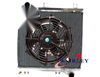 Toyota Hiace 3.0L Diesel KZH100G Aluminium Radiator & Fan (1994-2004)