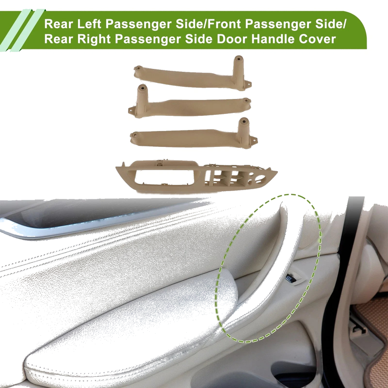 BMW X5 E70 Beige Door Panel Handle Pull Trim Cover (2007-2013)
