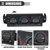 Chevrolet Silverado 1500 HVAC A/C Heater Climate Control Panel (1999-2002)