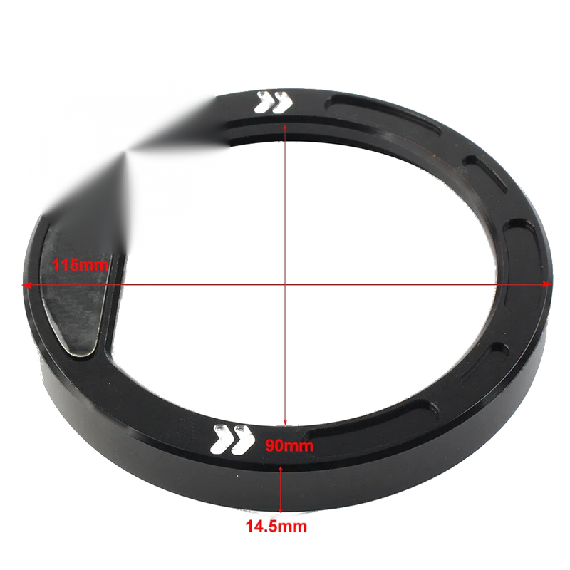 Polaris RZR 570 800 900 1000 Billet Aluminum Speedometer Gauge Bezel