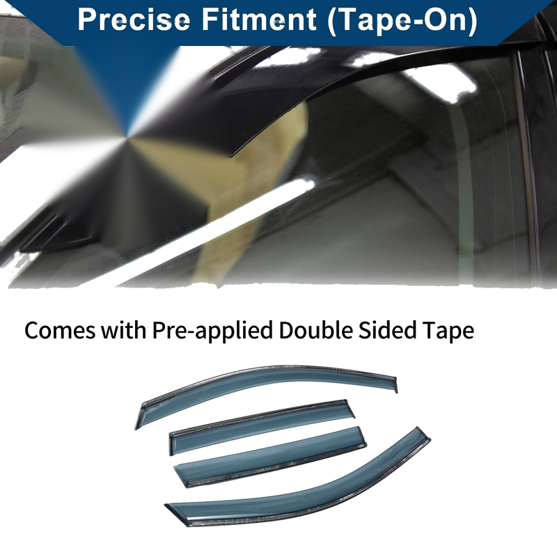 Honda Fit Hatchback 2007-2008 2 x Side Vent Visors Window Deflectors