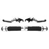 BMW S1000R S1000RR Silver Extendable Brake Clutch Levers Grip Set (2010-2023)