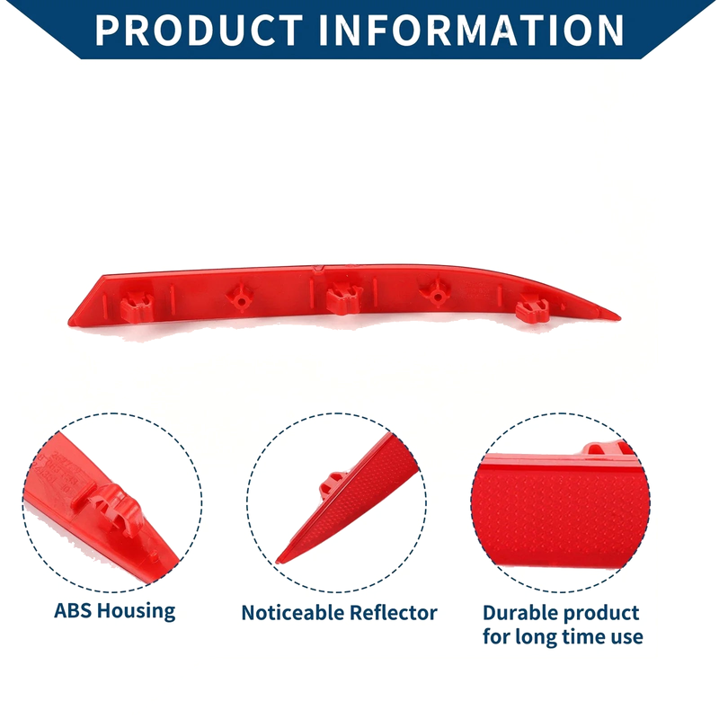 BMW X3 2022-2024 Red 1 Pcs Rear Left Bumper Reflector