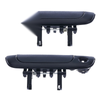 Suzuki Baleno 2 x Front Left & Right Outer Door Handle Black (1995–2002)