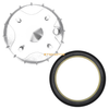 Honda Rancher TRX350TE / TM Front Brake Drum & Dust Seal (2000–2006)