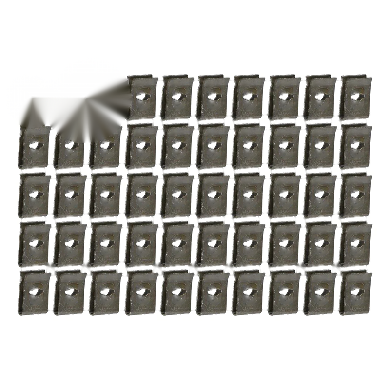 Car Bumper Inner Fender Trim Panel Wheel Well 50pcs U-type Nut Clips