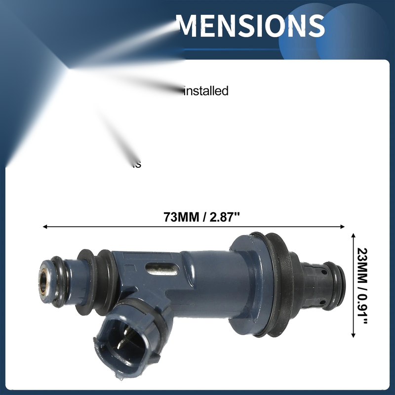 Toyota Avalon (1998-2004) 3.0L Navy Blue 6 x Fuel Injectors
