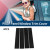 Lincoln Mark LT, Ford F-150 4pcs Black Car Pillar Window Trim (06-14)