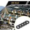 Vehicle Oil Seal 25x47x7mm NBR Rotary Shaft Seal 5 pcs