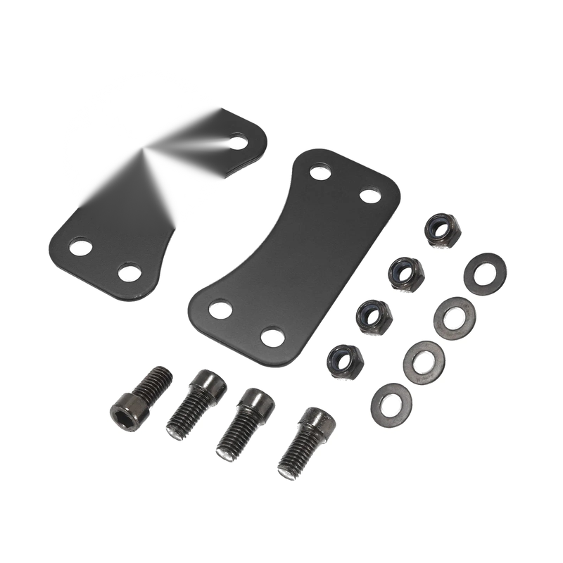 Harley Front Wheel Fender Risers Lift Bracket Adapter 21"