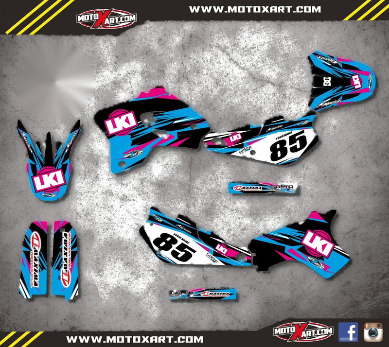 Yamaha YZ 80 (1993-2001) - Stickers Decals Custom Graphic Kit