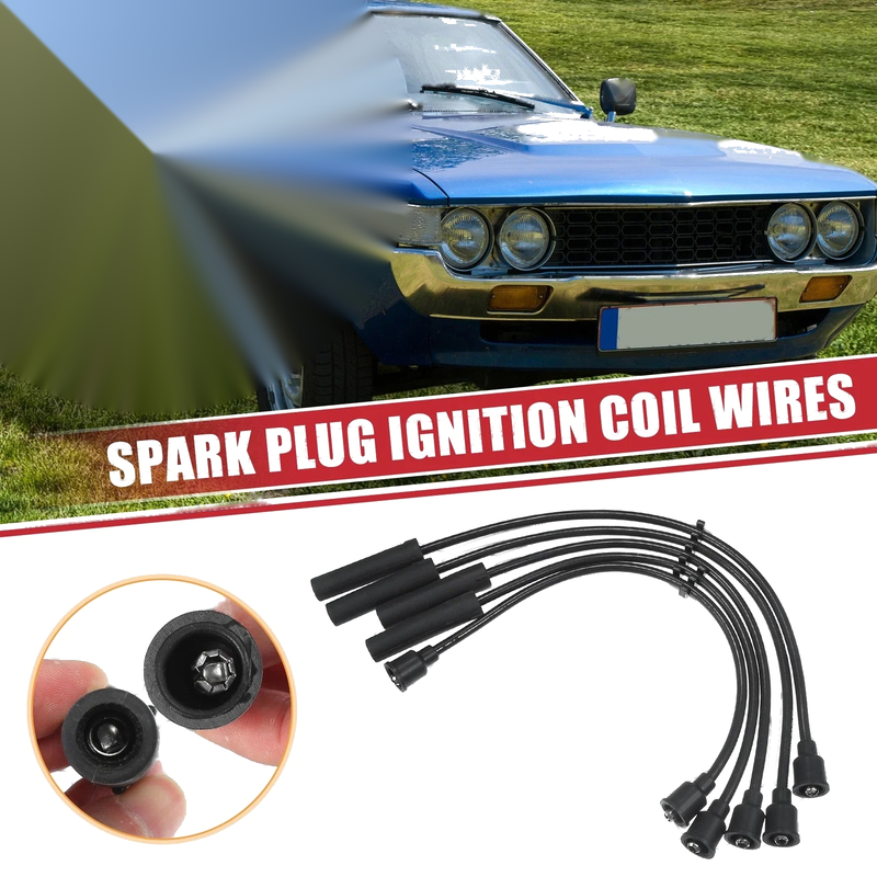Toyota Celica Pickup 1.9L 2.0L 5 x Spark Plug Wire Ignition Coil Cable