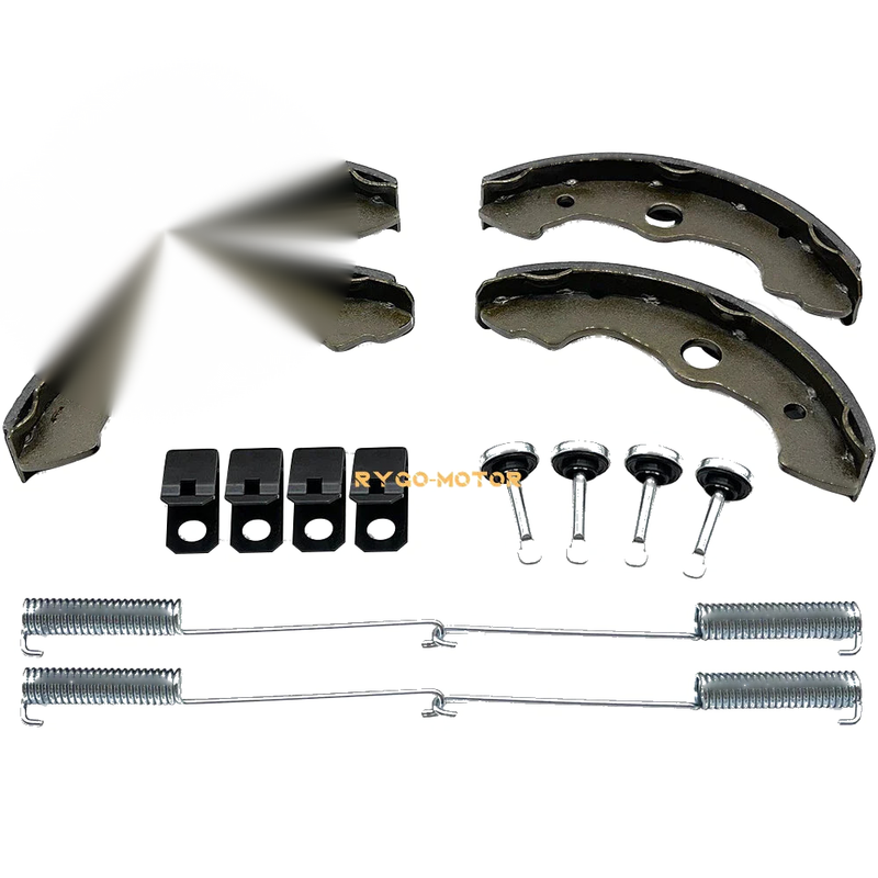 Honda Rancher 350 2 x Front Brake Shoes, Pins (2000–2006)