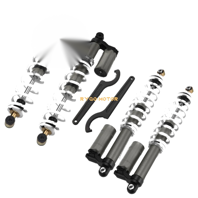 Polaris RZR S 800 EFI 2 x Front Rear Air Shock Absorbers & Tool (2009–2012)