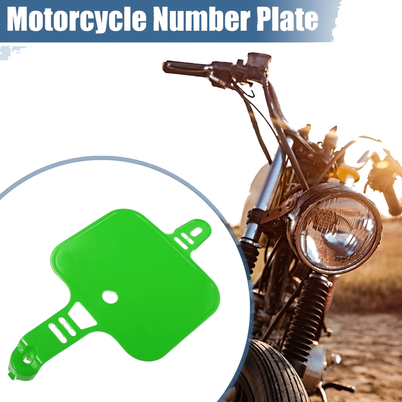 Number Plate Honda XR CRF XR50 CRF50 50cc 70cc Green