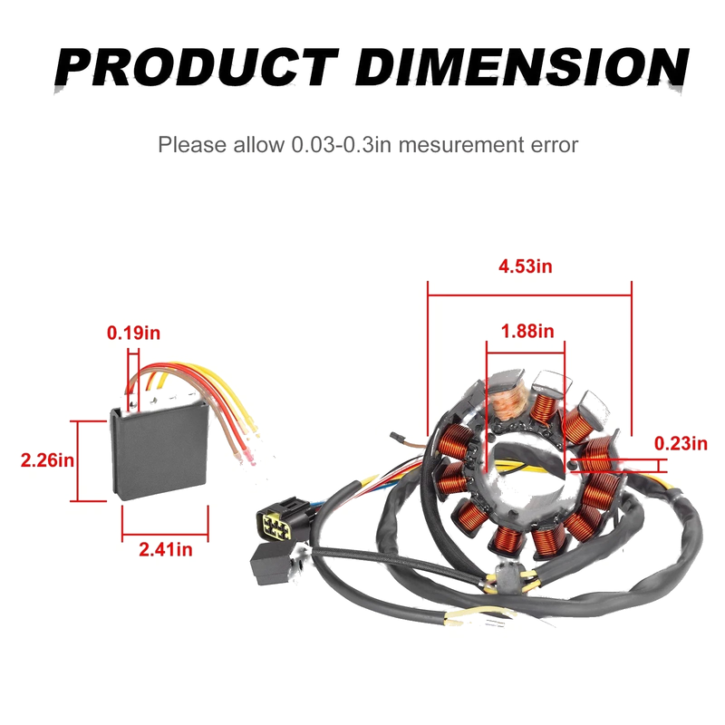 Polaris Scrambler 500 2x4 2002 Stator & Regulator (S# 02-05388+)