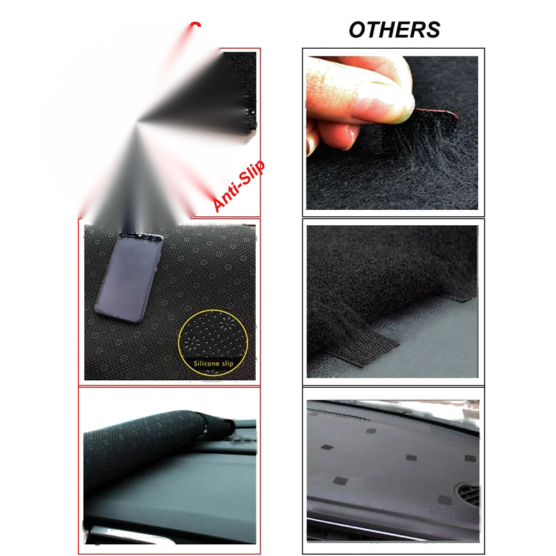 MINI COOPER R56 Hatchback (2007-2014) Black Non-Slip Dash Mat