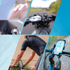 Motorcycle Bicycle Handlebars Universal Adjustable Bike Phone Mount