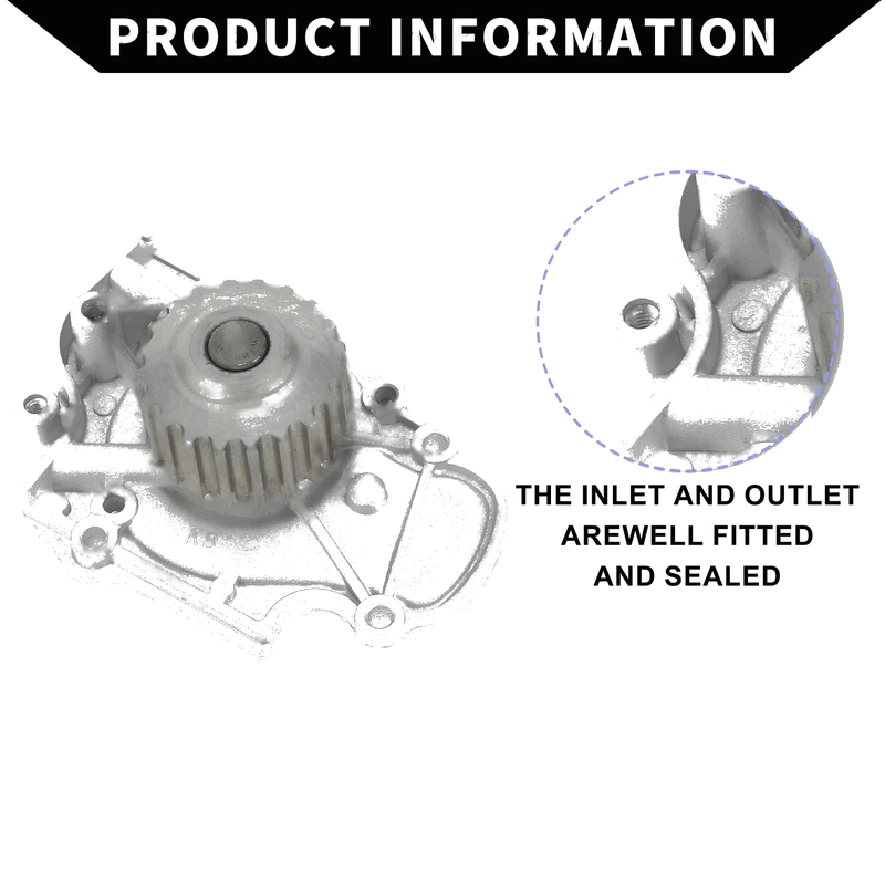 Honda Civic, Acura Integra Water Pump with Rubber Ring (2001-2005)