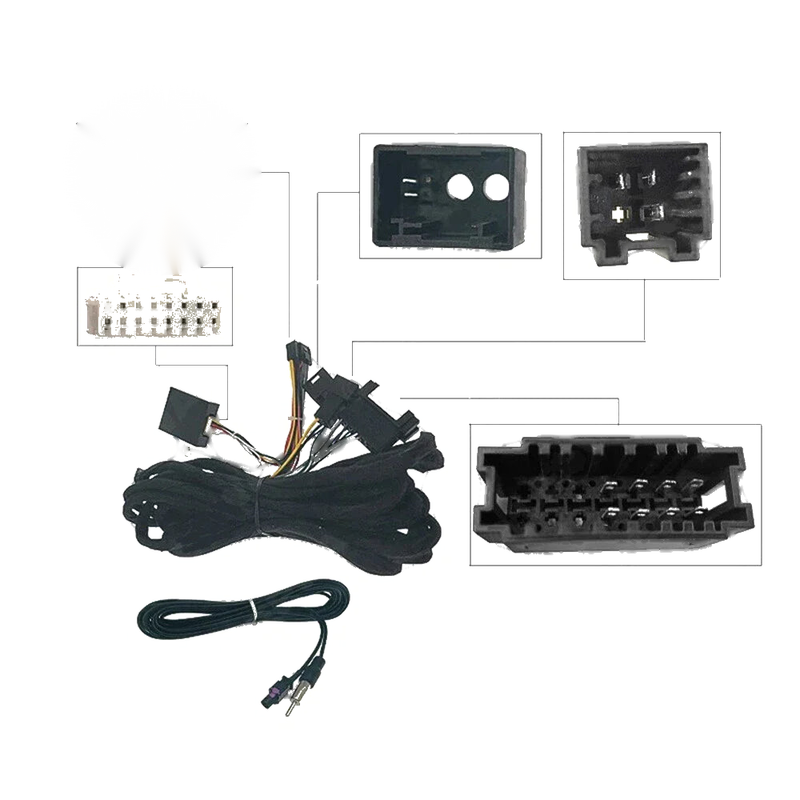 Benz S-Class 16PIN Power Wiring Harness Cable with Canbus Box (2007-2013)