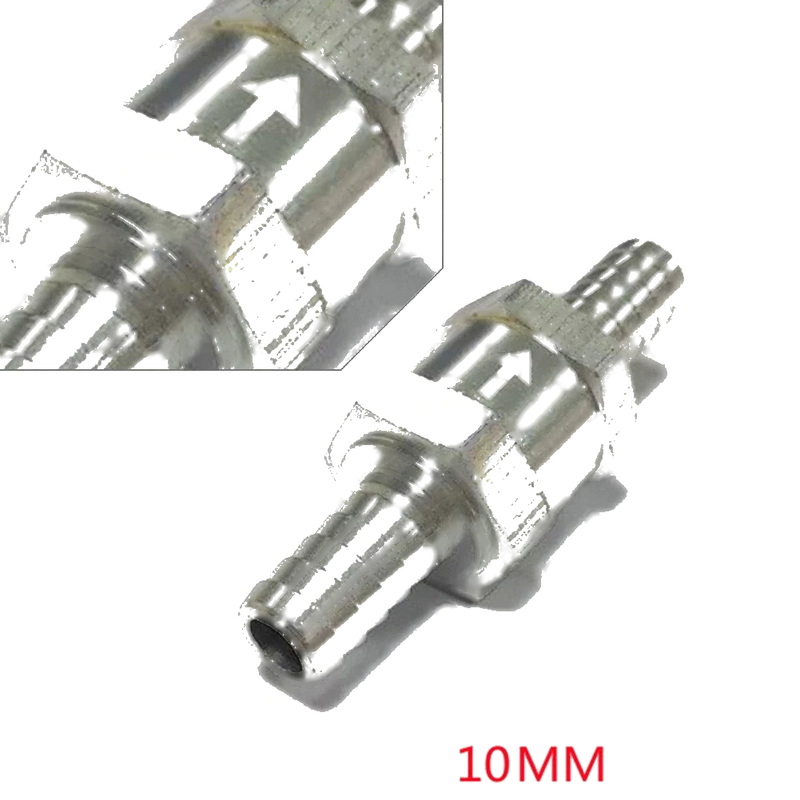Gas Diesel Fuel Car 10MM One Way Check Valve Non Return Inline