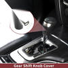 Hyundai Sonata 2011-2014 Black Gray Faux Leather Car Gear Shift Knob Cover