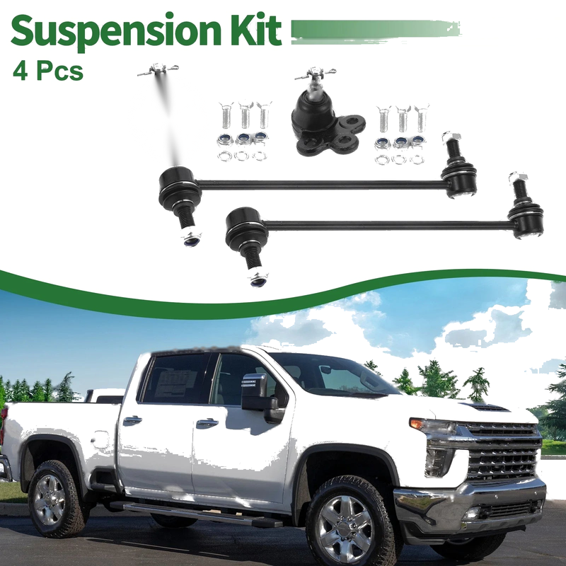 Chevrolet Equinox 4 Pcs Front Sway Bar Link Ball Joint Suspension Kit