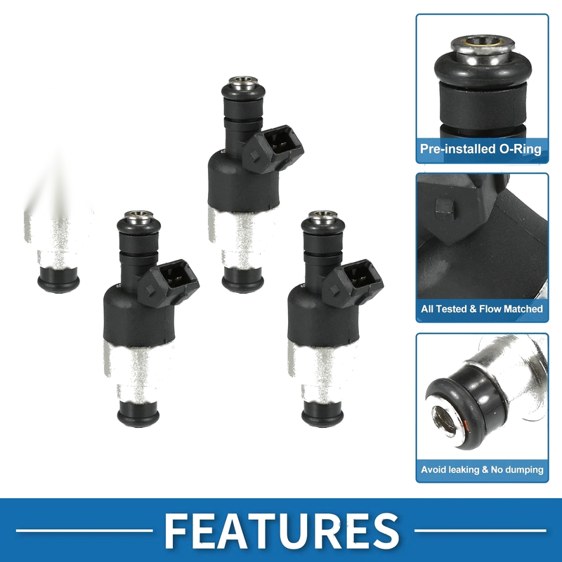 Chevrolet Cavalier (1998 - 2000) 4 Pcs Fuel Injector 2.2L