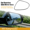 Toyota Prius C Left Side Rearview Heated Mirror Glass (2012–2015)