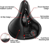 Bicycle Big Wide Bike Seat Gel Cruiser Saddle Extra Comfort Pad