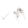 Harley Sportster XL883 XL1200 Dyna Steel Exhaust Port Studs & Nuts (2004-2023)