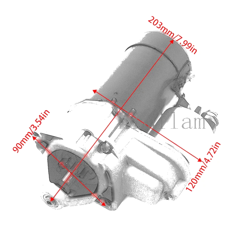 Moto Guzzi GT1000, 750 Nevada, V75, V35, V50 Starter Motor (2000-2010)