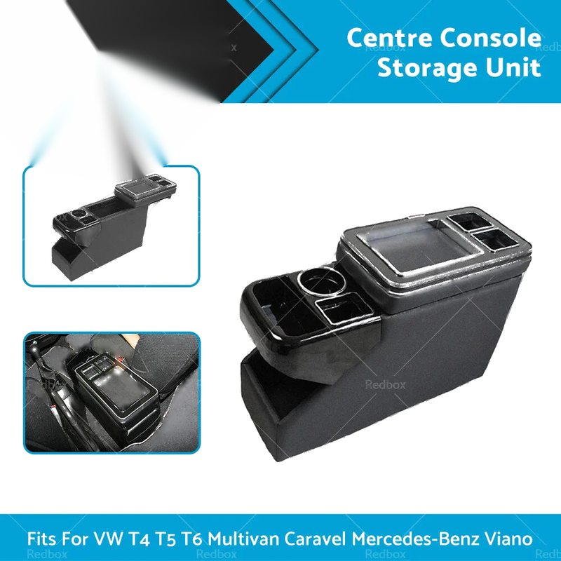 VW T4 T5 T6 Multivan Caravel & Mercedes-Benz Console Storage Box