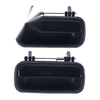 Toyota Hilux 2 x Rear Door Handle Outer Gloss Black Lever (1988-1997)