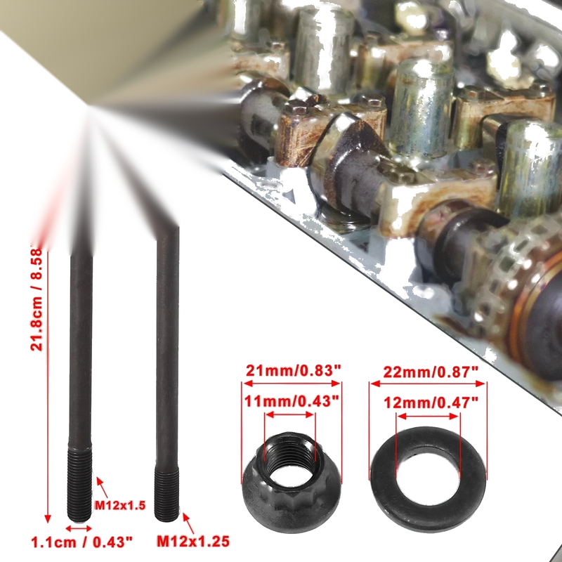 Honda Prelude 2.2L H22 H22A4 H23A H23A1 VTEC Cylinder Head Stud Kit (1992-2001)
