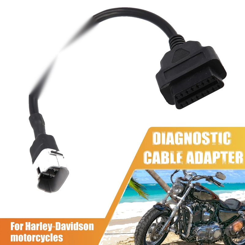 Suzuki Motorcycle 6 Pin to OBDII Diagnostic Cable Cord