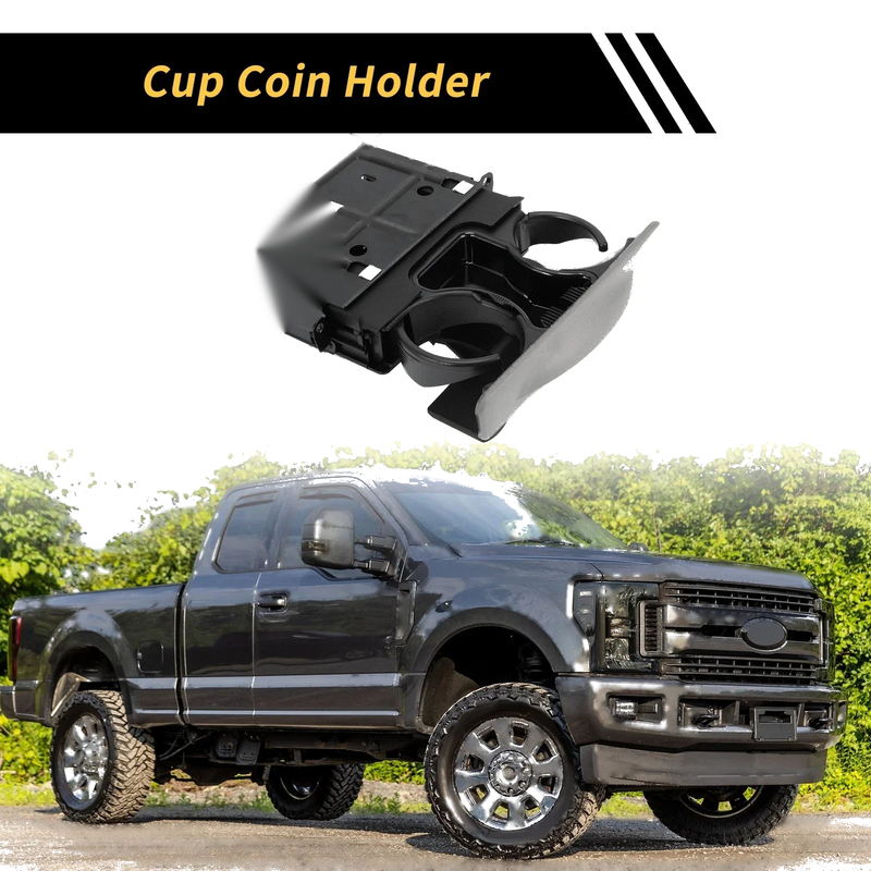 Ford F-450 F-350 F-250 F-550 (1999-2004) Gray Dashboard Cup Holder