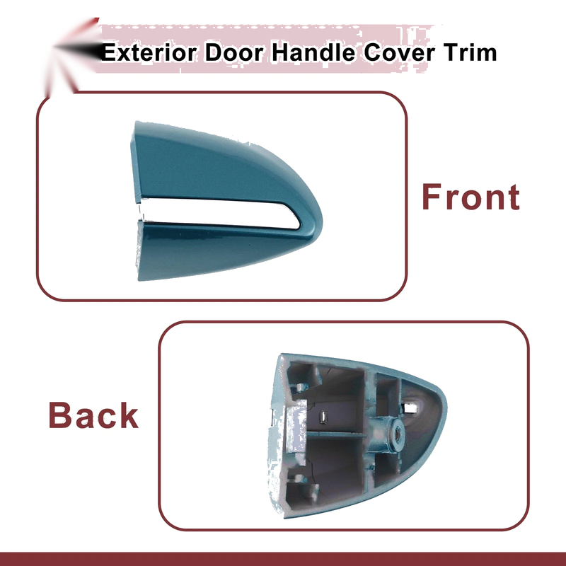 Toyota Corolla Light Blue Exterior Door Handle Cover Trim (2014-2018)