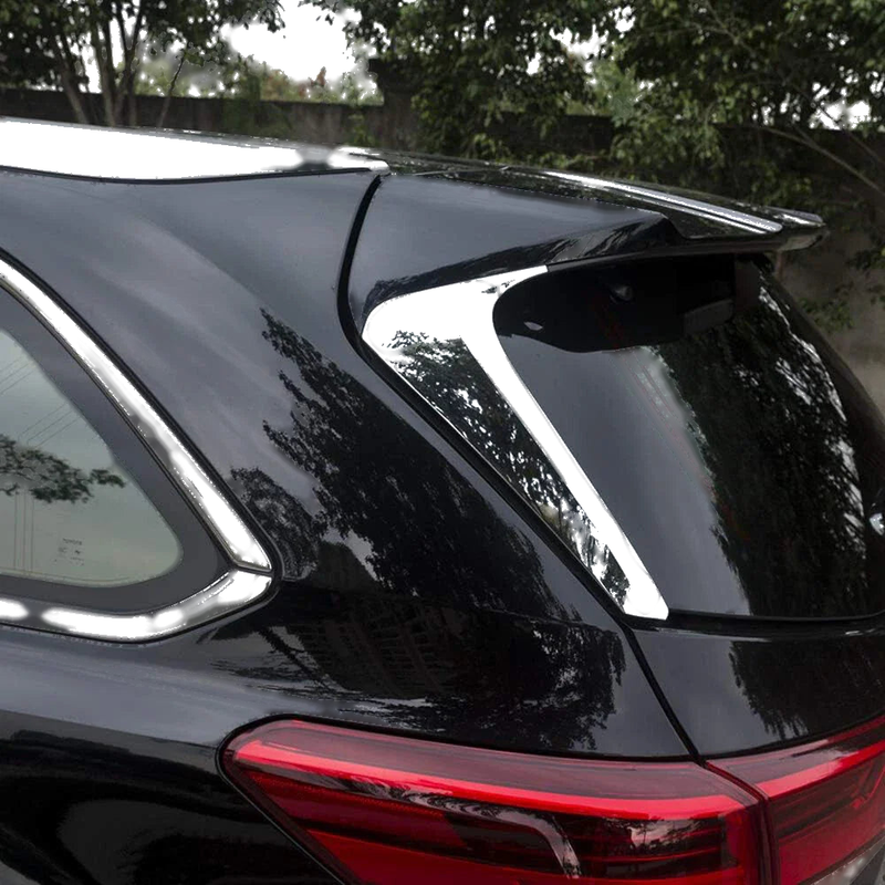 14-19 Toyota Highlander Rear Window Side Spoiler Wing Cover Trim