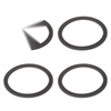 Sea-Doo Explorer 4 x 140mm Jet Pump Seals w/Adhesive (1996–2002)
