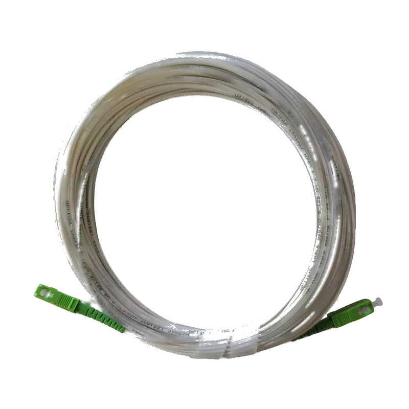 SC/APC-SC/APC 9/125 G657A2 SX 2.0mm LSZH White Fibre Optic Patch Cord