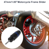 11mm Aluminum Alloy Plastic Motorcycle Slider Frame Bolt 1Set Blue